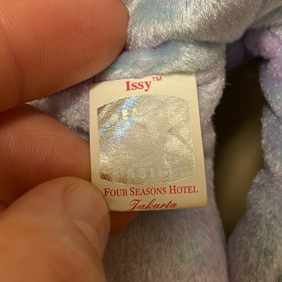 TY Beanie Baby Issy - Four Seasons Hotel - Picture 6 of 7